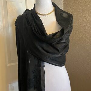 Perry Ellis Sheer Black Women's Wrap